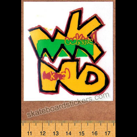 WKND Skateboards - Happy Feet Skateboard Sticker - SkateboardStickers.com