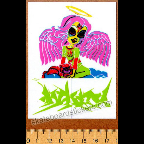 WKND Skateboards - Angel Baby Skateboard Sticker - SkateboardStickers.com