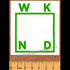 WKND Skateboards Green Logo Skateboard Sticker - SkateboardStickers.com