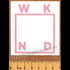 WKND Skateboards Pink Logo Skateboard Sticker - SkateboardStickers.com