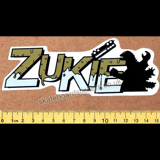 Zukie Clothing Skateboard Sticker - SkateboardStickers.com